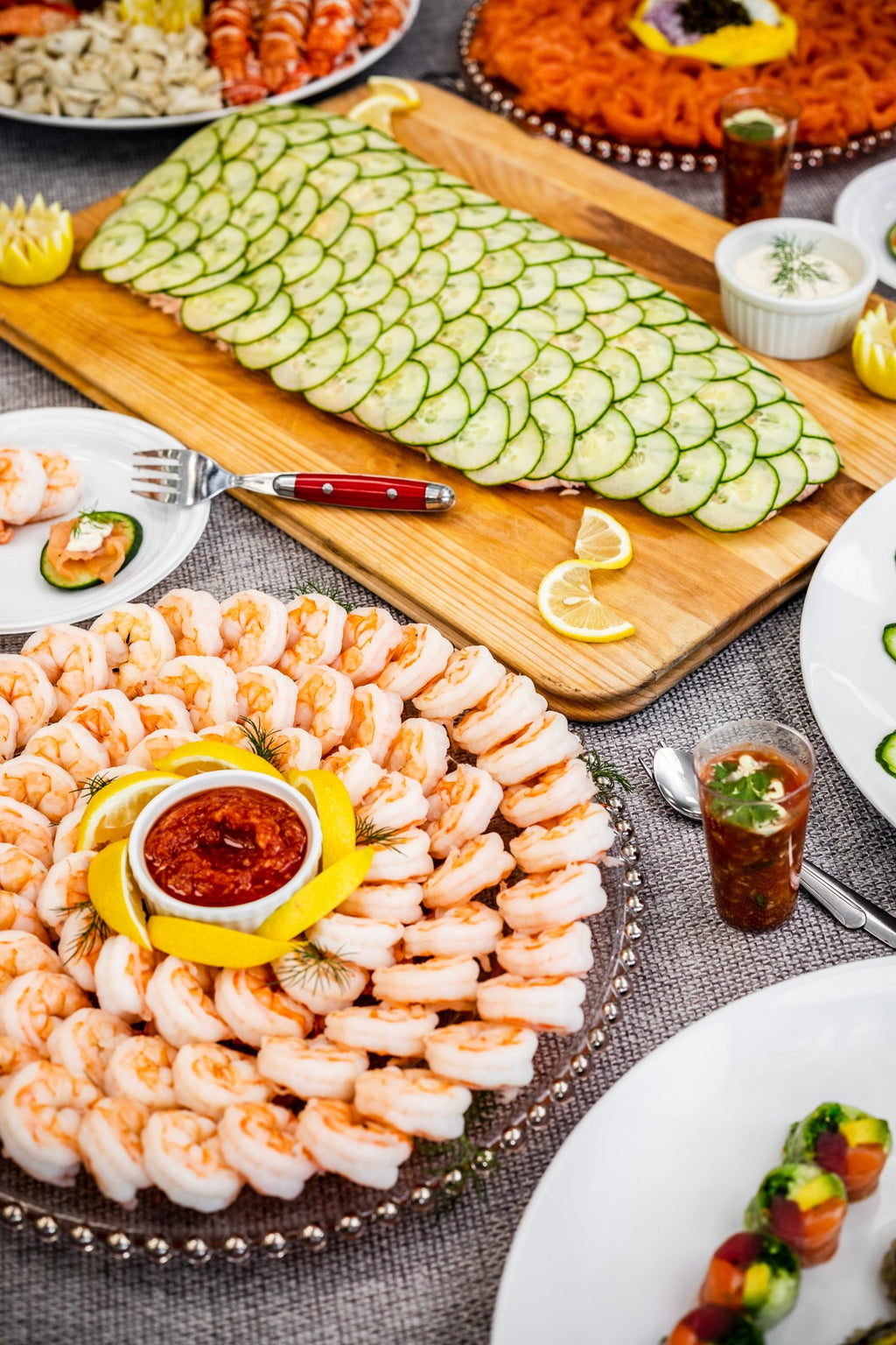 Wild-Caught Shrimp Platter